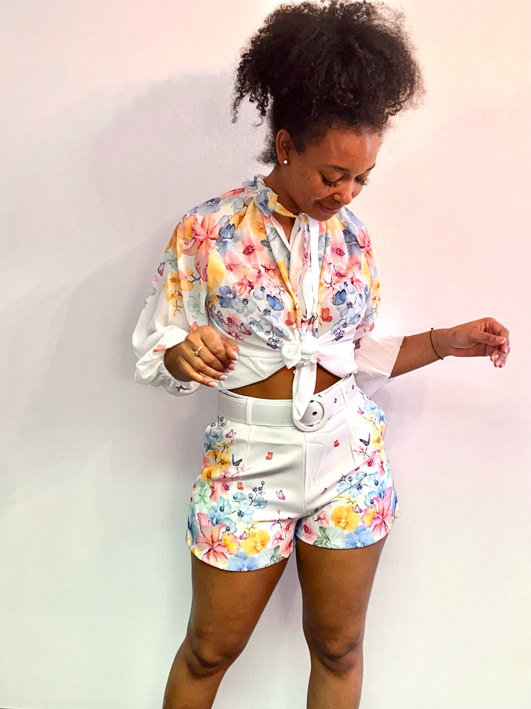 Floral Two Piece Set