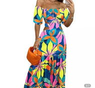 Multicolor Floral Maxi Dress